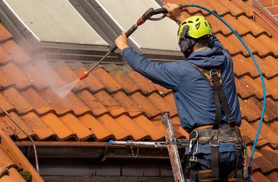 Démoussage et hydrofuge de toiture à Thivet